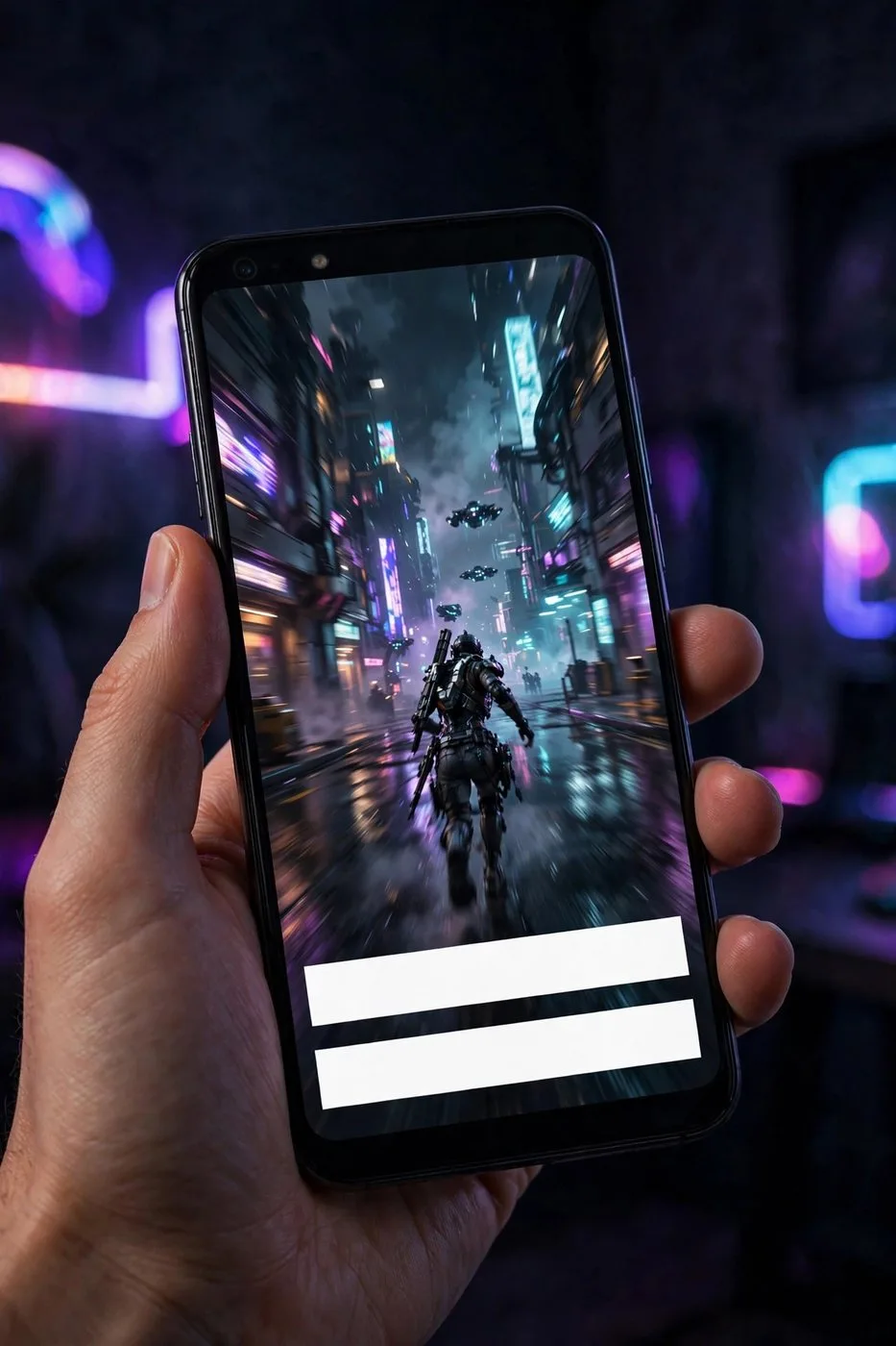 A finished vertical TikTok gaming clip with captions playing on a smartphone